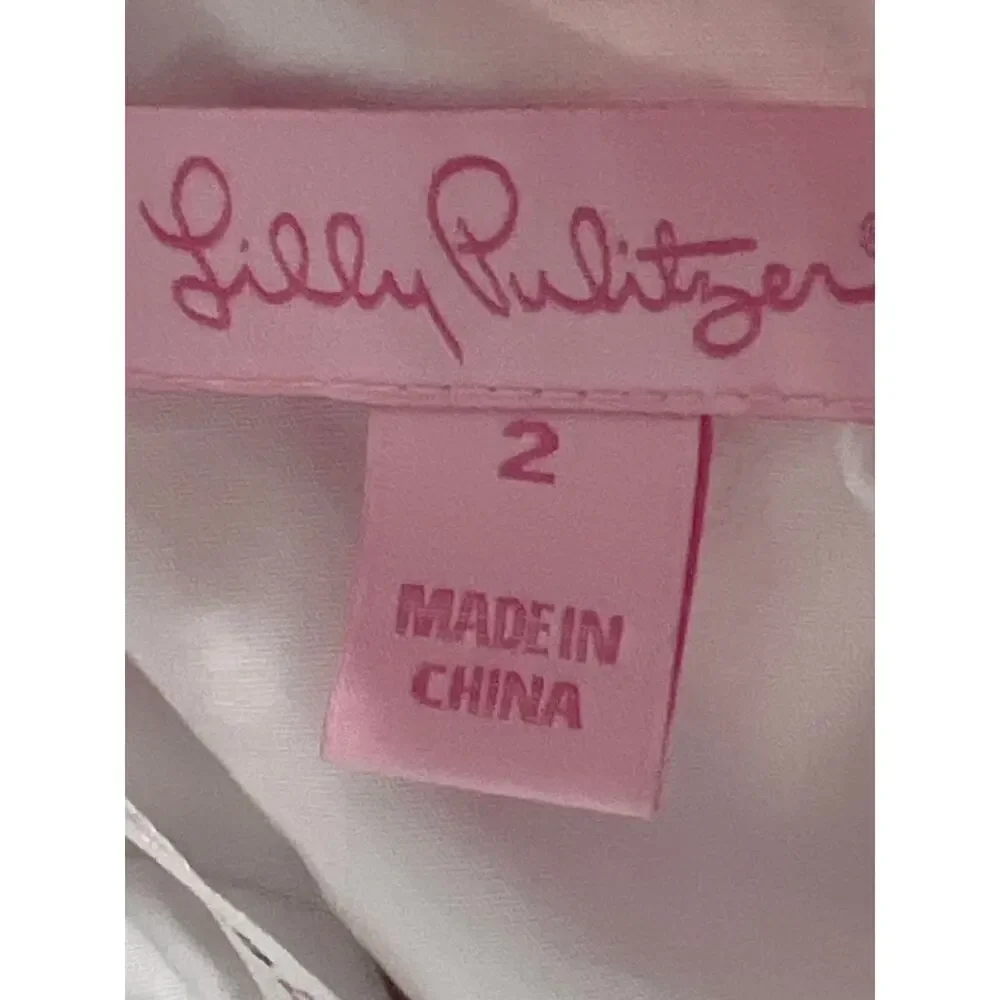 Lilly Pulitzer Women Strapless Franco Daffodil Tie Back Sheath Dress Size 2 Pink - Picture 3 of 3